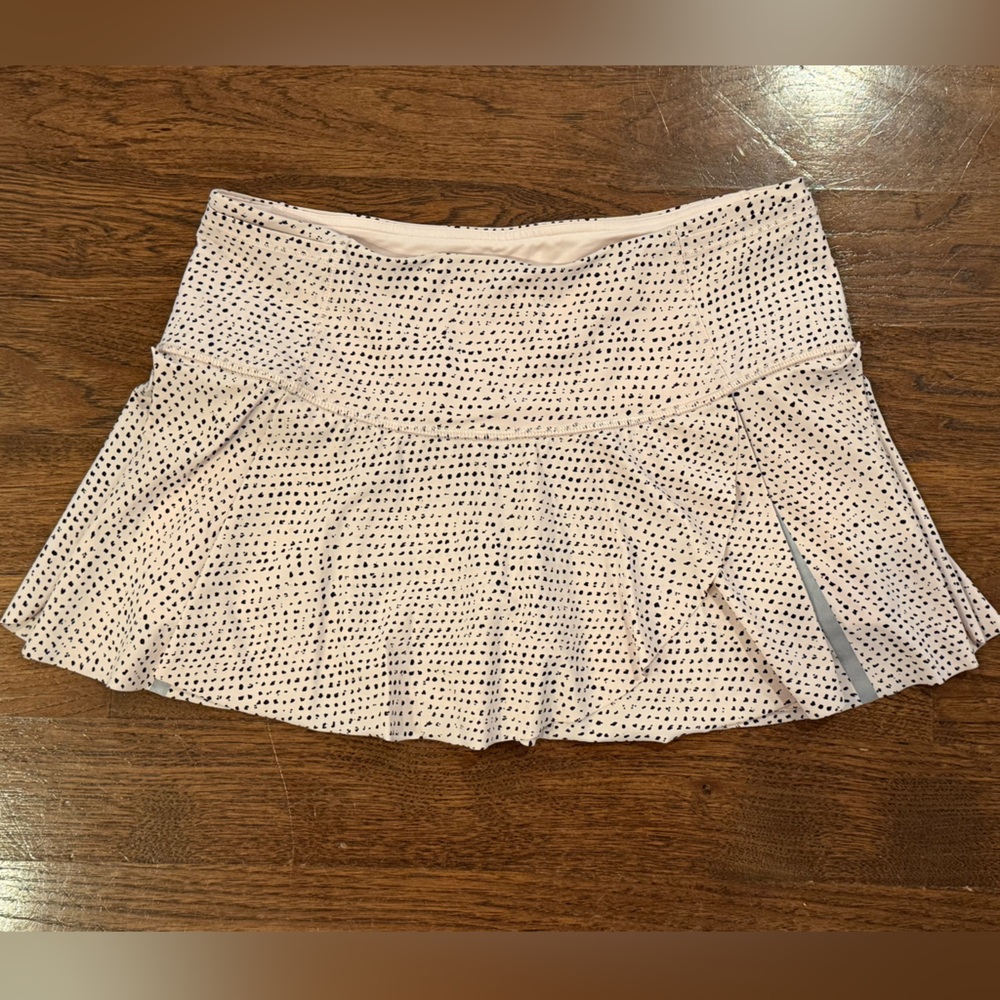 lululemon athletica White and Black Skort